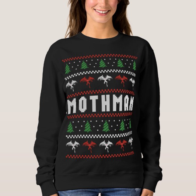 Mothman Ugly Navidad Sweater (Anverso)