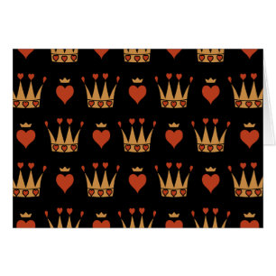 Motif Corazones y Crowns