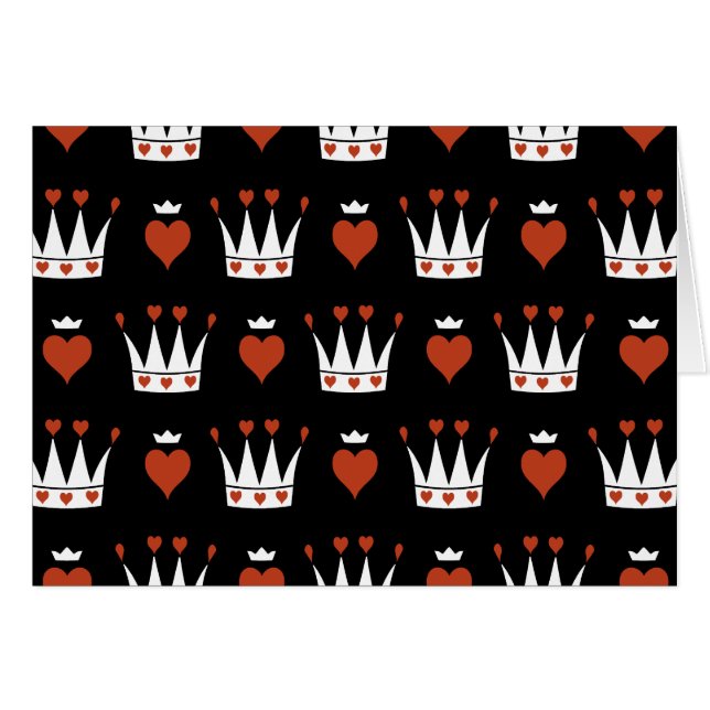 Motif Corazones y Crowns (Anverso (Horizontal))