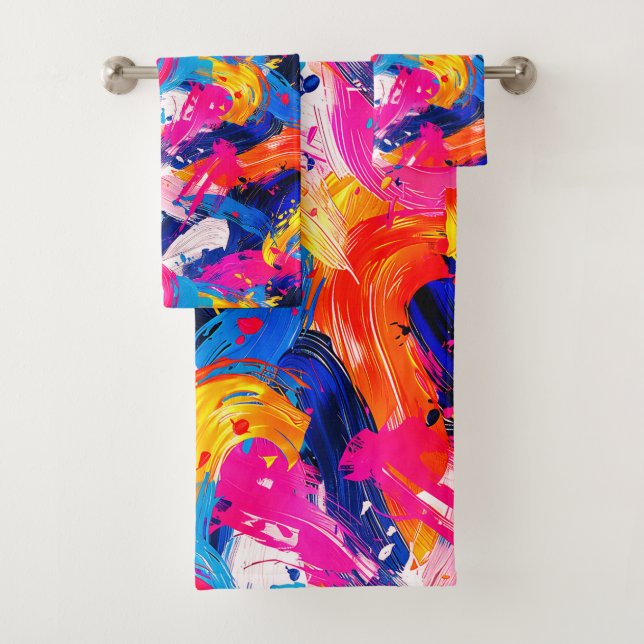 motif coups de pinceaux (In situ)