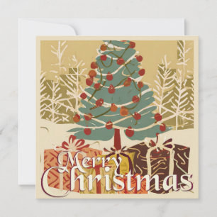 Motif de Navidad, con regalos bajo el árbol de Nav