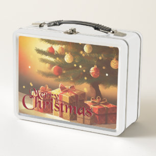 Motif de Navidad, con regalos bajo el árbol de Nav
