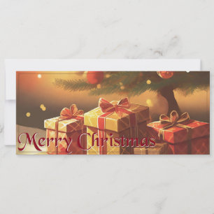 Motif de Navidad, con regalos bajo el árbol de Nav