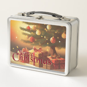 Motif de Navidad, con regalos bajo el árbol de Nav