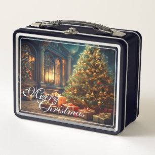 Motif de Navidad con regalos bajo el árbol de Navi
