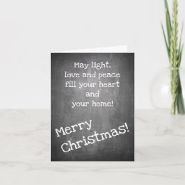 Motif de navidad en forma de pizarra - Tarjeta XMA