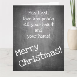 Motif de navidad en forma de pizarra - Tarjeta XMA