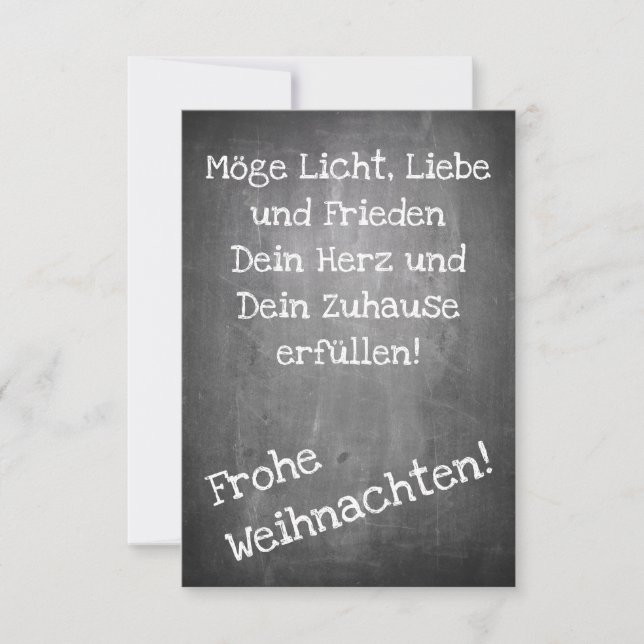 Motif de navidad en forma de pizarra - XMAS (Anverso)