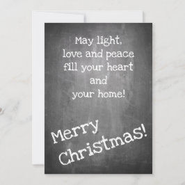 Motif de navidad en forma de pizarra - XMAS