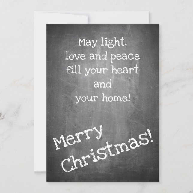 Motif de navidad en forma de pizarra - XMAS (Anverso)