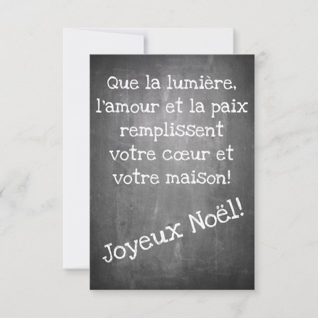 Motif de navidad en forma de pizarra - XMAS (Anverso)