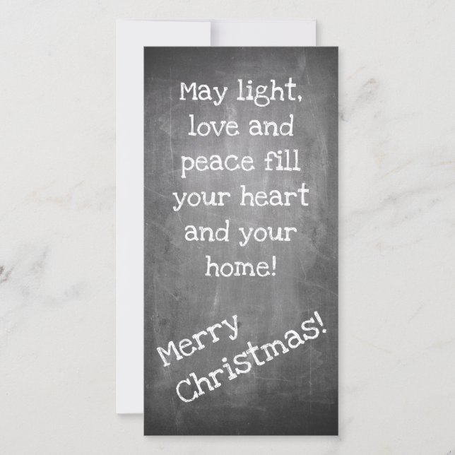 Motif de navidad en forma de pizarra - XMAS (Anverso)