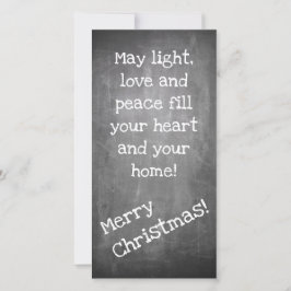 Motif de navidad en forma de pizarra - XMAS