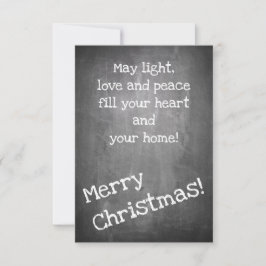 Motif de navidad en forma de pizarra - XMAS