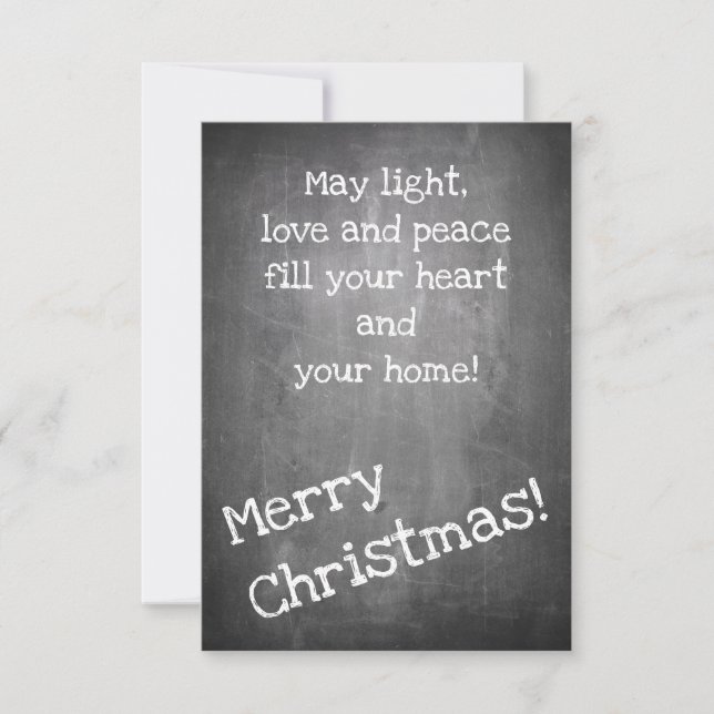 Motif de navidad en forma de pizarra - XMAS (Anverso)