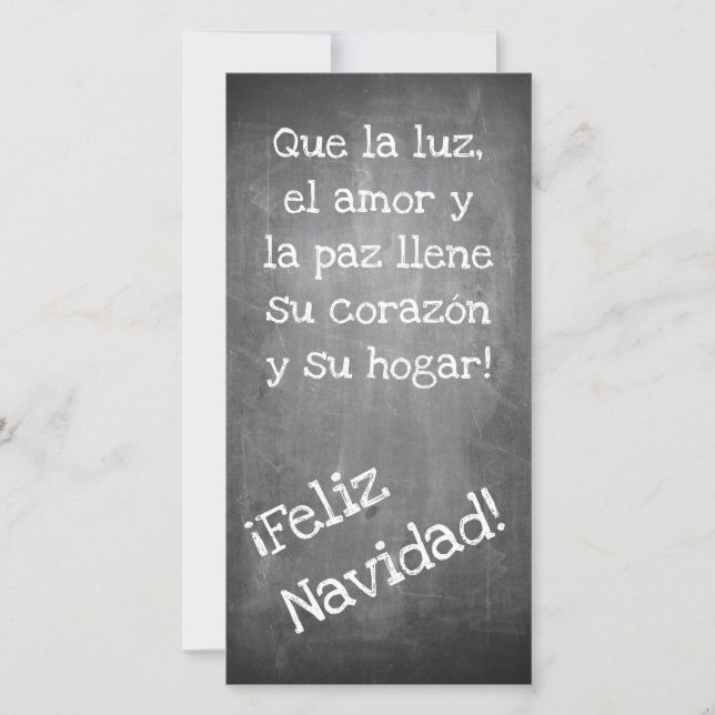 Motif de navidad en forma de pizarra - XMAS (Anverso)