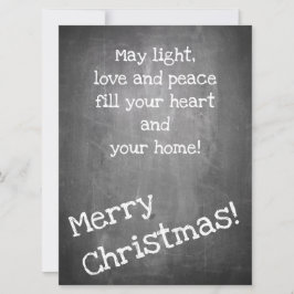 Motif de navidad en forma de pizarra - XMAS