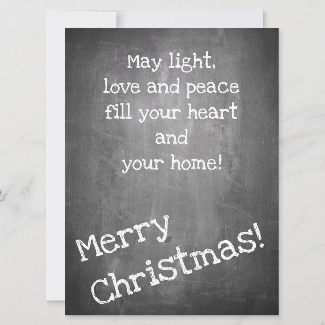 Motif de navidad en forma de pizarra - XMAS (Anverso)