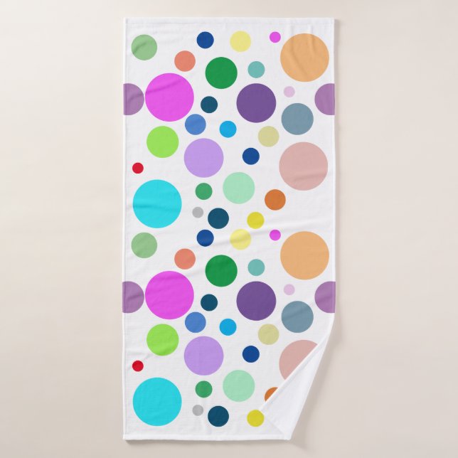 motif rond (Toalla de baño)