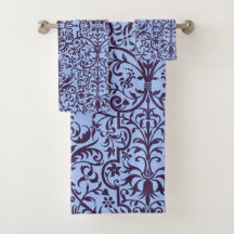 Motif victoriano en azul