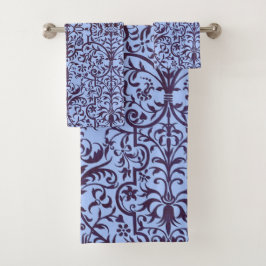 Motif victoriano en azul