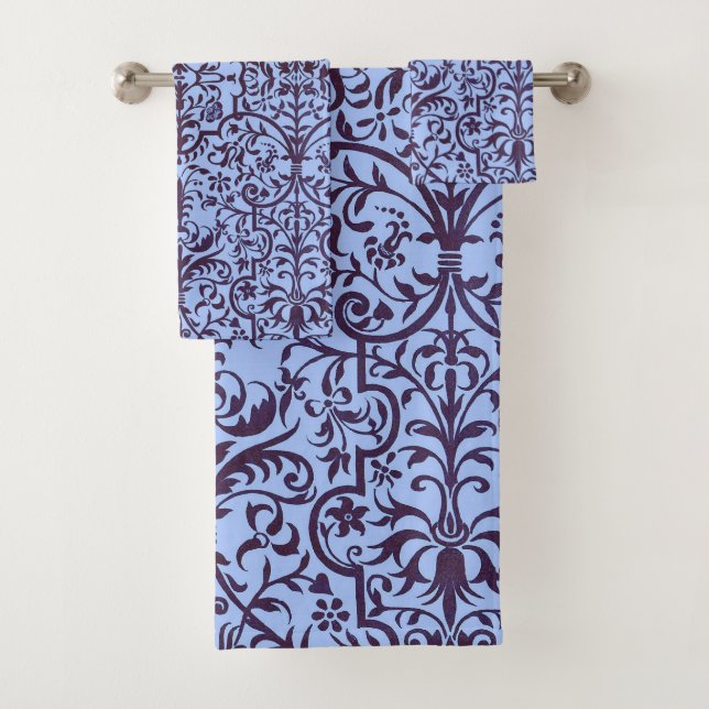 Motif victoriano en azul (In situ)