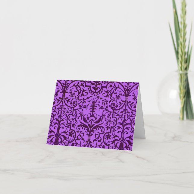 Motif victoriano en morado (Anverso)