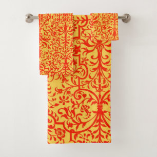 Motif victoriano en naranja