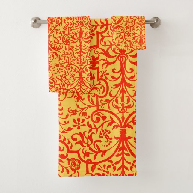 Motif victoriano en naranja (In situ)