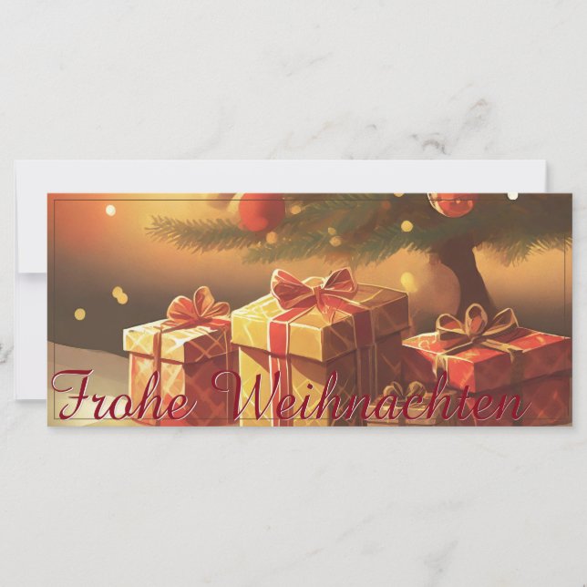 Motiv, mit Geschenken unterm Weihnachtsbaum 37016 (Anverso)