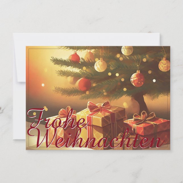 Motiv, mit Geschenken unterm Weihnachtsbaum 37016 (Anverso)