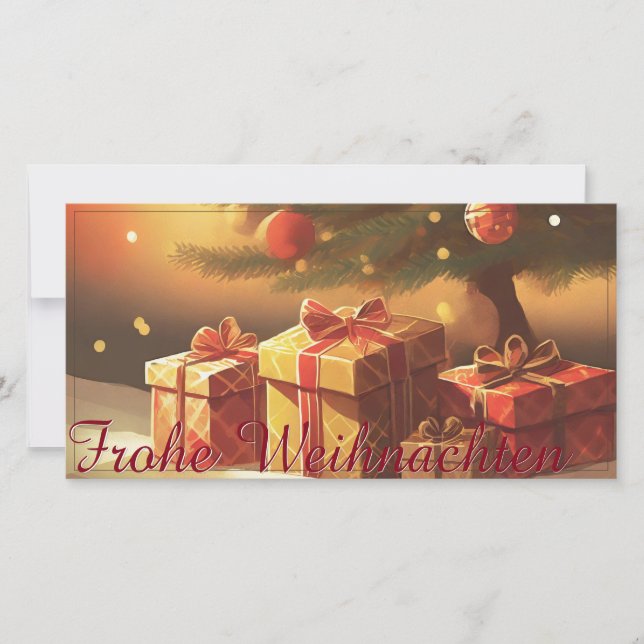 Motiv, mit Geschenken unterm Weihnachtsbaum 37016 (Anverso)