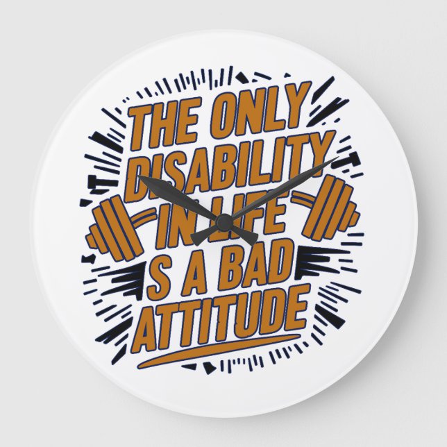 Motivación cita el reloj de Wall Art (Anverso)