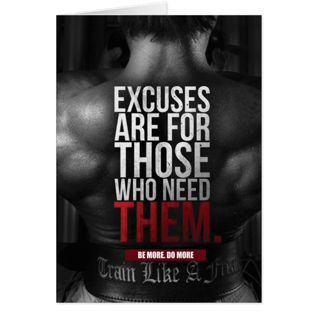 Motivación de Fitness y Bodybuilding (Frente)