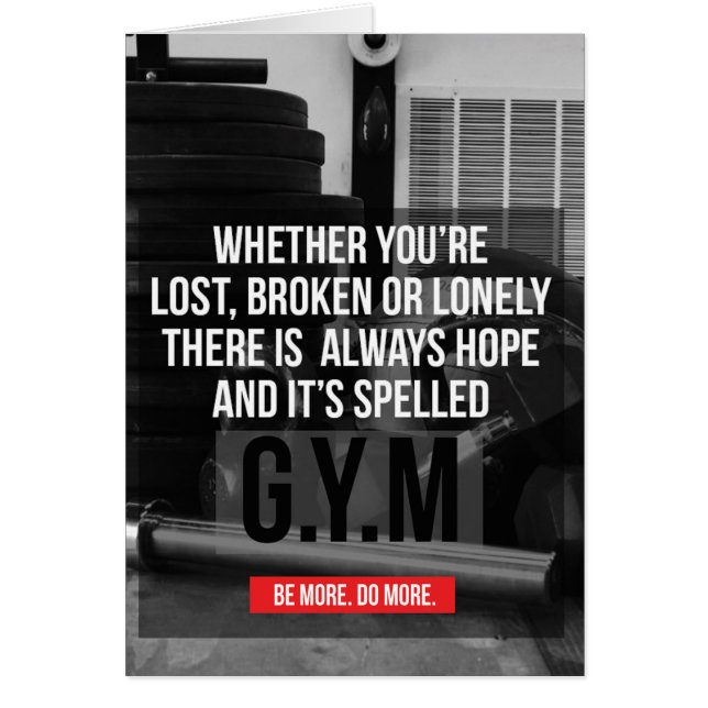 Motivación de gimnasio (Frente)