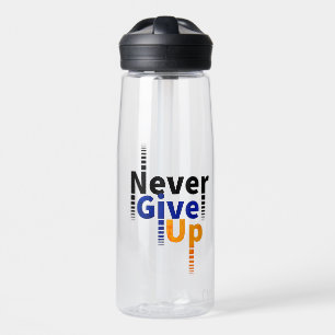 Motivación de la botella de agua