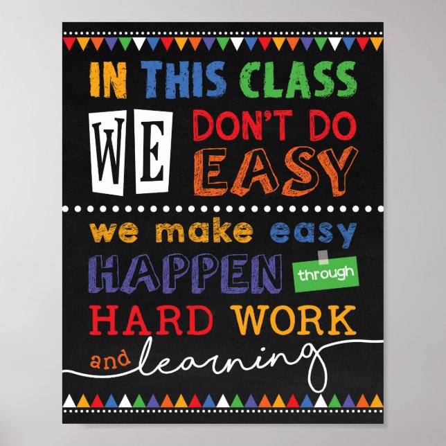 Motivación de la decoración en aula / Idea de rega (Frente)