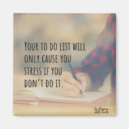 Motivación de Procrastinator: imán de citas amable