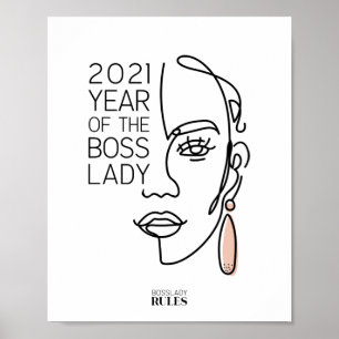 Motivación de tipografía de la línea de arte Boss