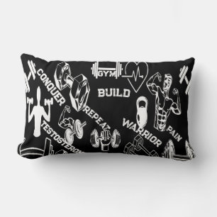 Motivación del Gimnasio de almohada BlacK del inte