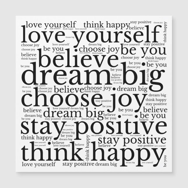 Motivación del patrón de WordArt Texto negro Blanc (Anverso)