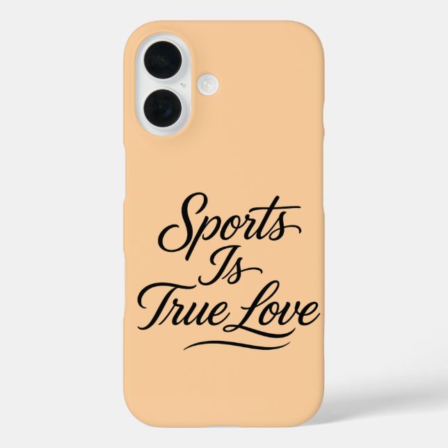 Motivación deportiva iPhone 16 Fundas - verdadero  (Reverso )