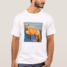 Motivación en la camiseta de la vida (ligera)