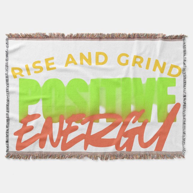 Motivación Manta de pulga de lanzamiento gráfico (Anverso)