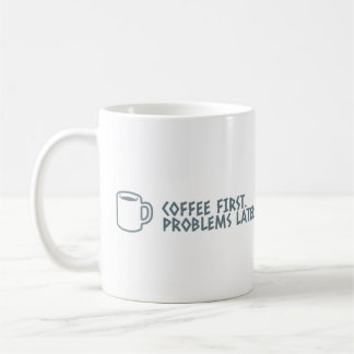 Motivación Minimalista de prioridad de taza de caf