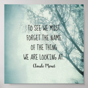 motivación Monet cita arte de la naturaleza azul