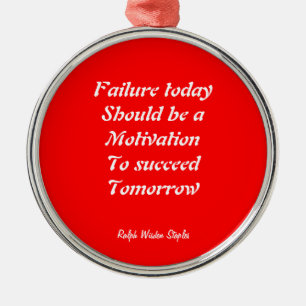 Motivación para suceder a los ornamentos rojos