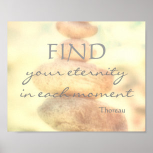motivación Thoreau cita poster naturaleza arte