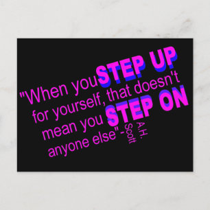 Motivador, postal del pensador delantero