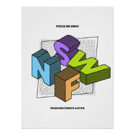 Motivational Poster Office Decor | Bold Quote